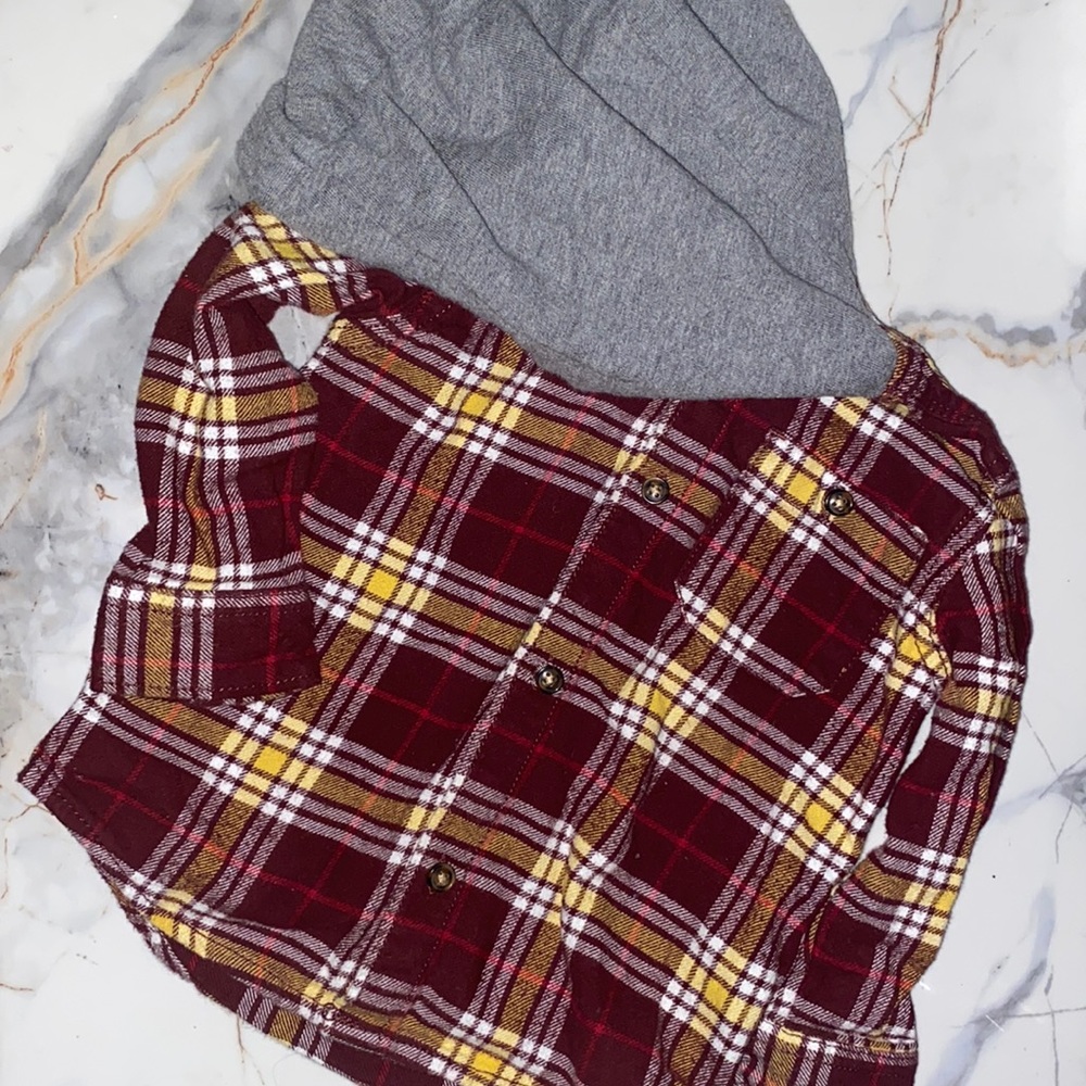 Hooded flannel